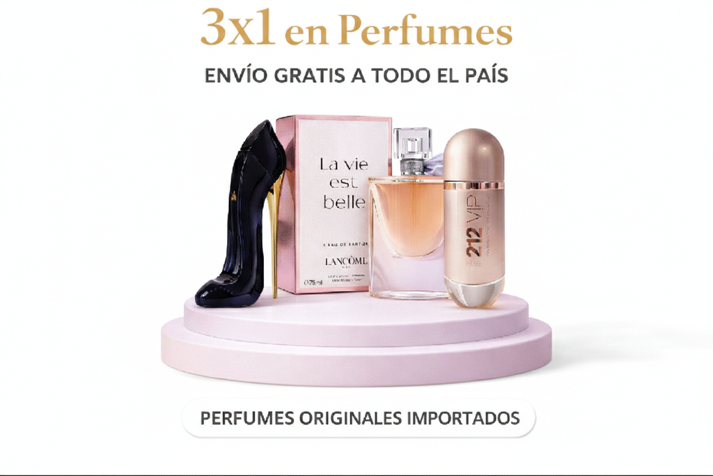3X1 MAS VENDIDO:importados lancome paris,212 vip rose,good girl