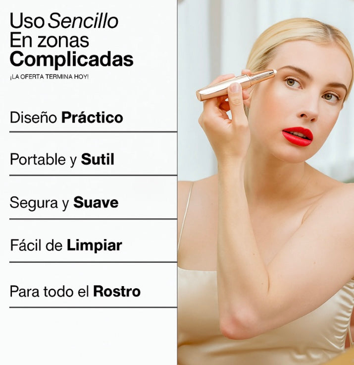 3x1 Depiladora facial+masajeador facial y reductor de papada