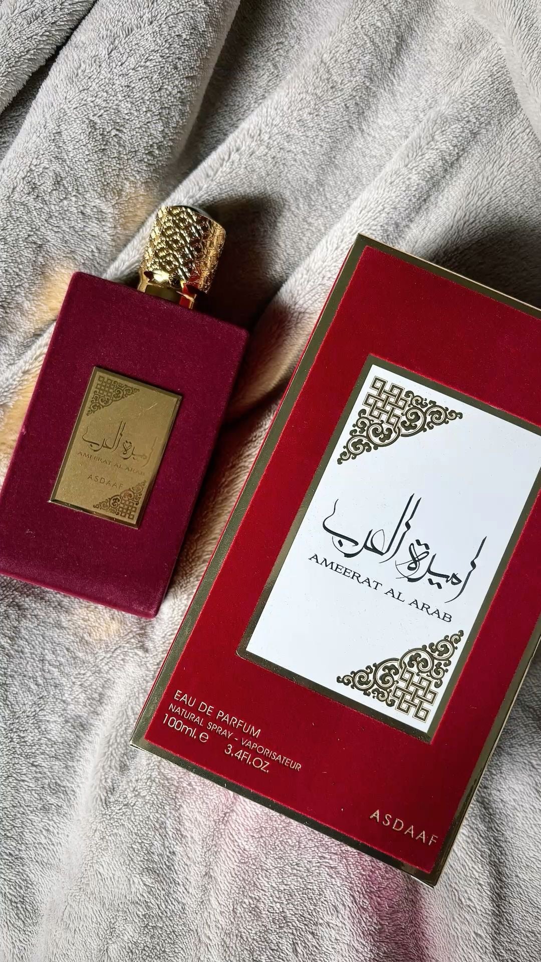 PERFUME ASDAAF AMEERAT AL ARAB RED EDP 100ML FEM