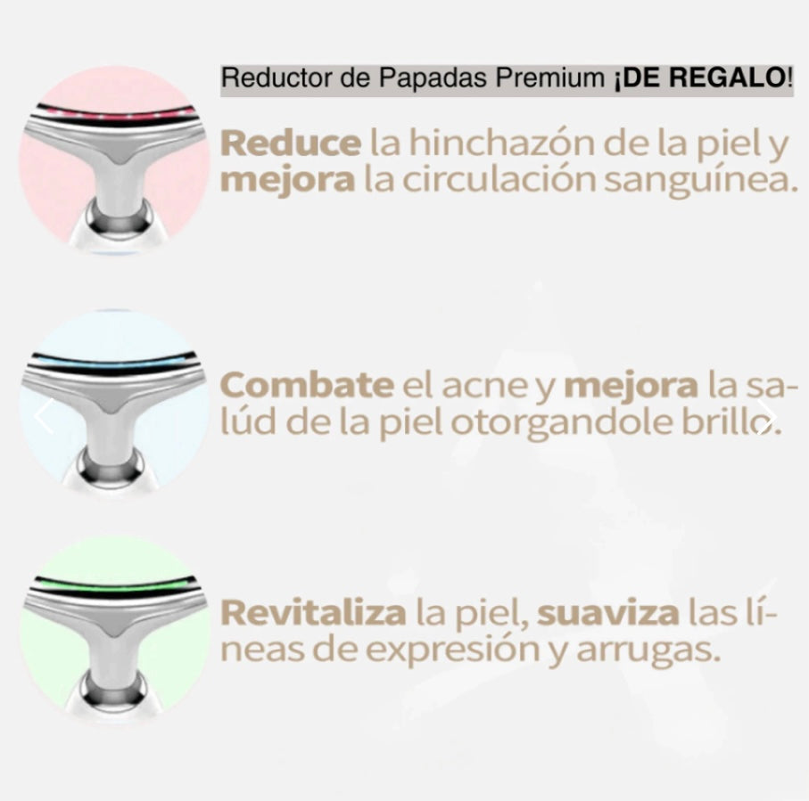 3x1 Depiladora facial+masajeador facial y reductor de papada