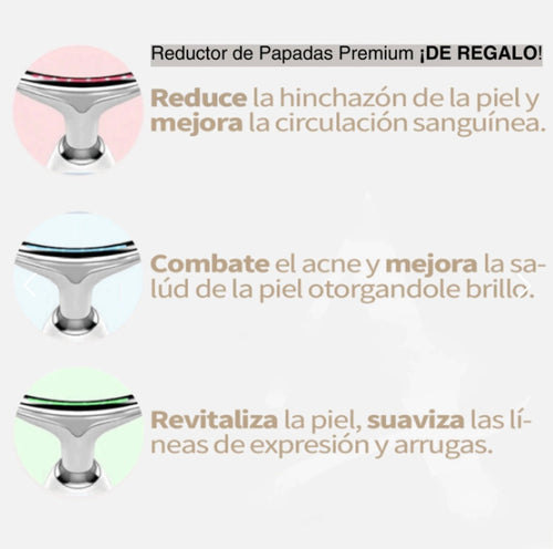 3x1 Depiladora facial+masajeador facial y reductor de papada