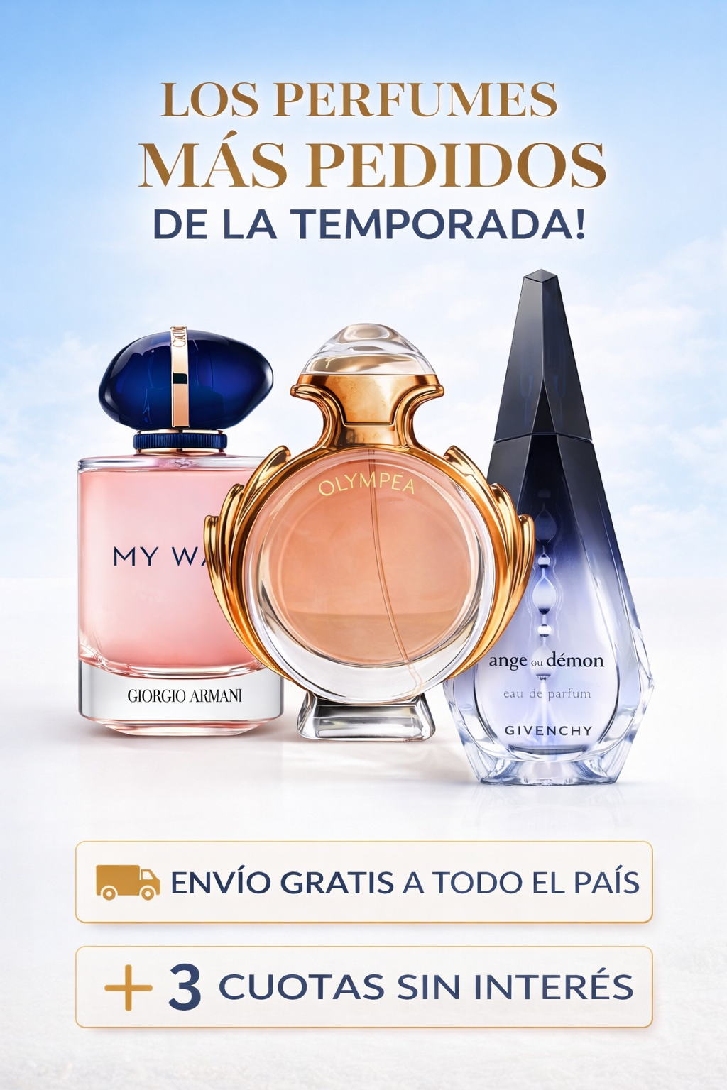 ‼️3x1 IMPERDIBLE! Armani,givenchy y paco rabannne , para todo el día🔥✨