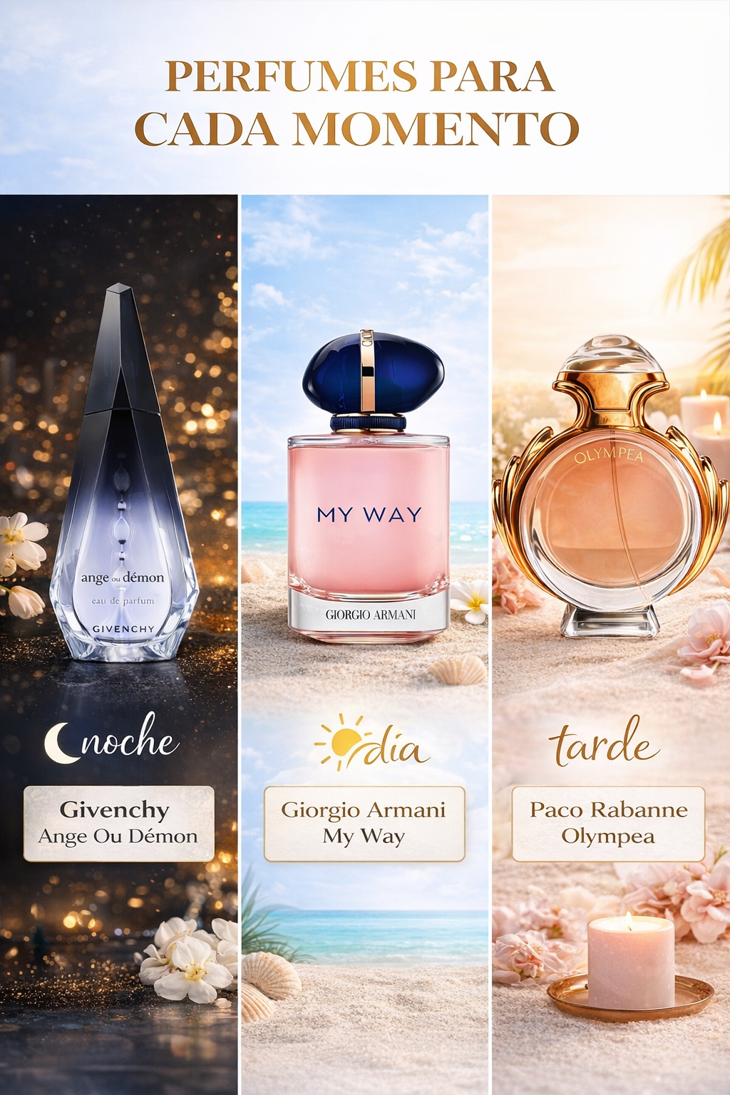 ‼️3x1 IMPERDIBLE! Armani,givenchy y paco rabannne , para todo el día🔥✨